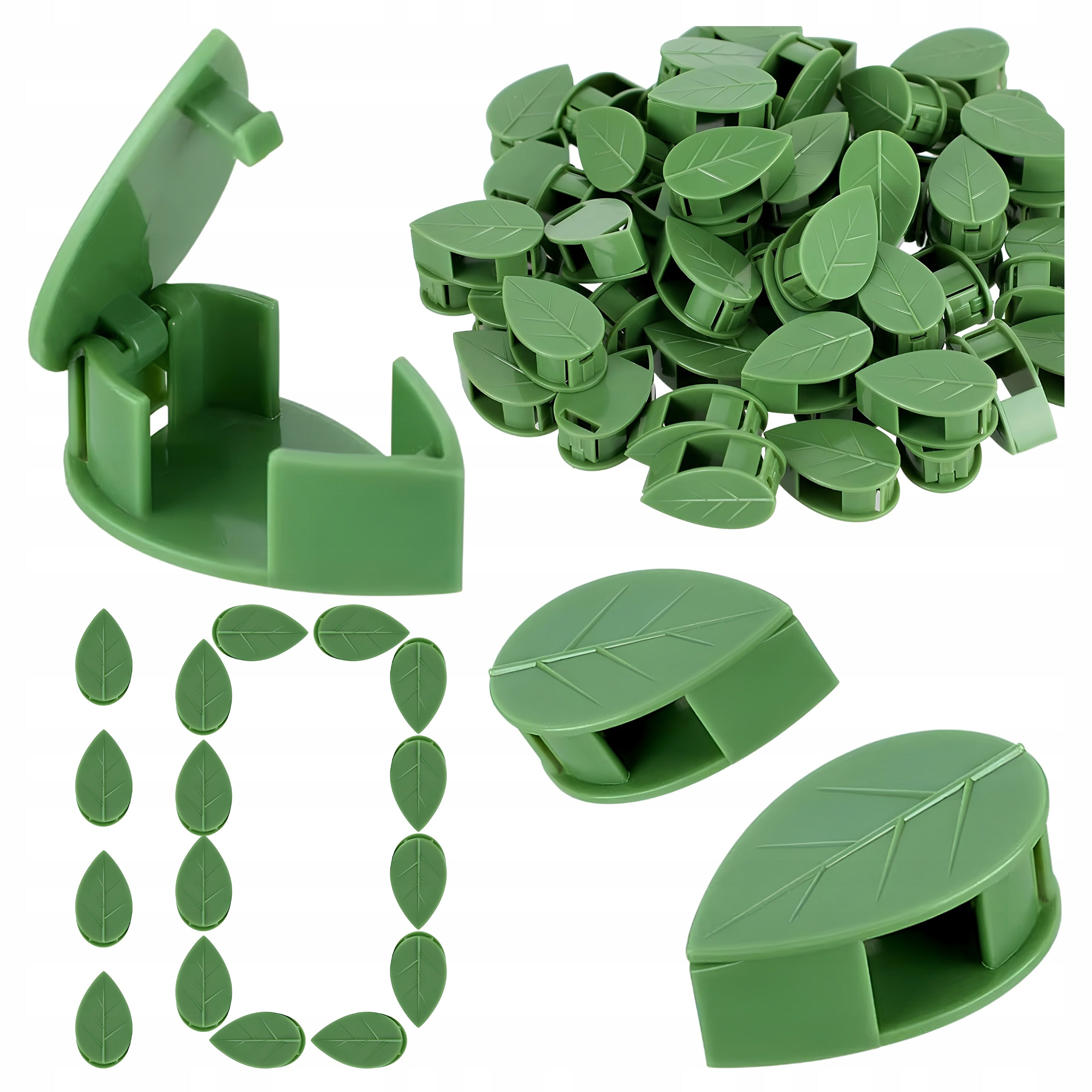PLANT CLIPS CLIMBING CLASP CABLE HOLDERS SELF ADHESIVE 10 PCS