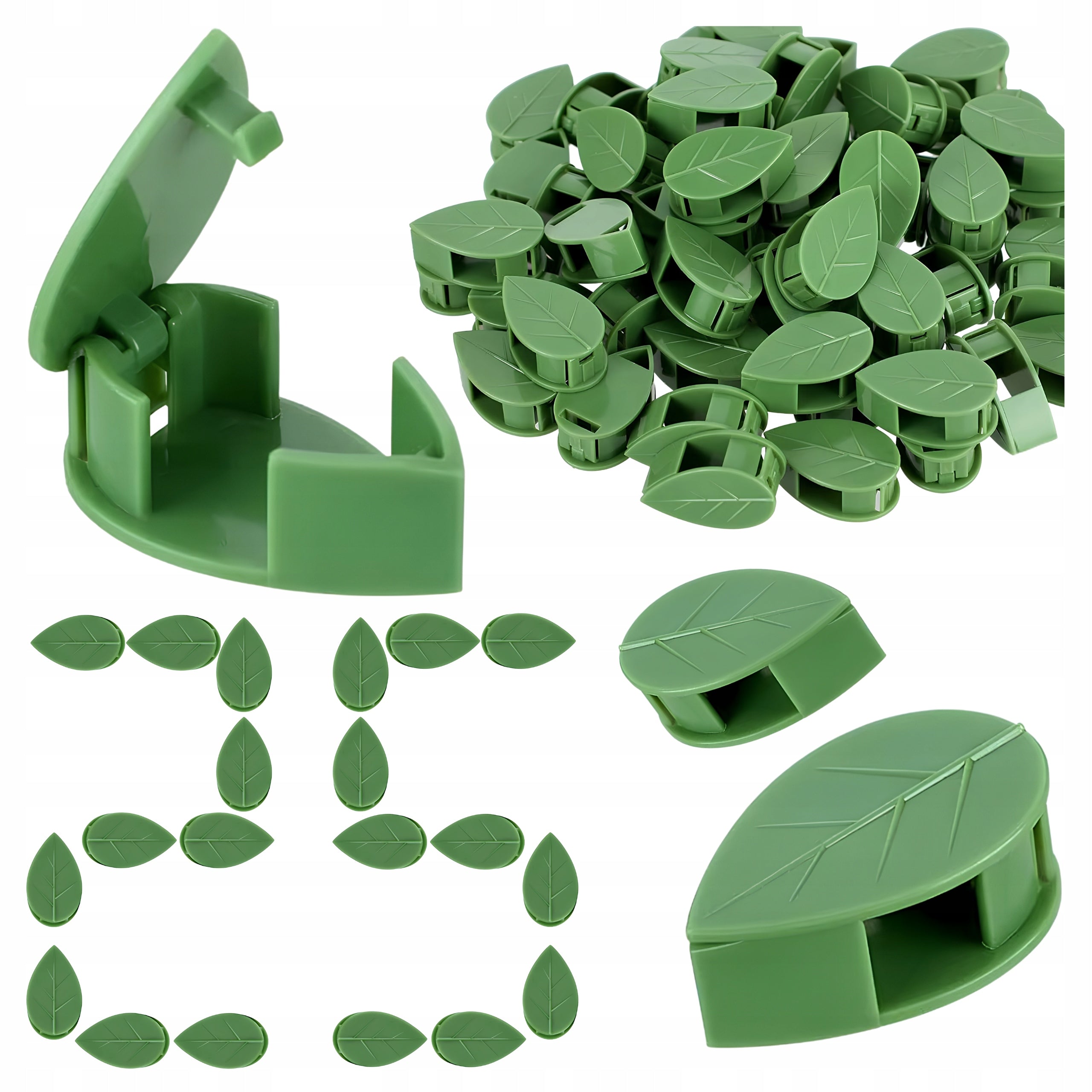 PLANT CLIPS CLIMBING CLASP CABLE HOLDERS SELF ADHESIVE 25 PCS