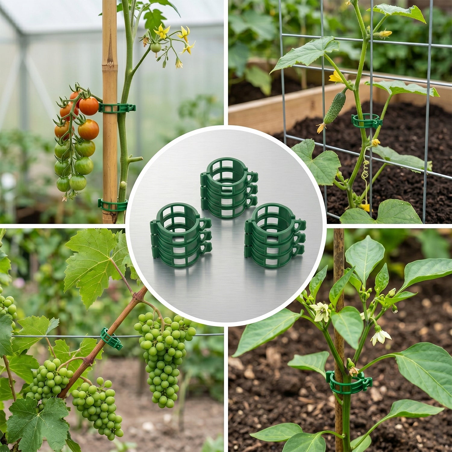PLANT CLIPS STEM CLASP CLIPS ATTACHMENTS TOMATO SHOOTS 50PCS Number of pieces 50 pcs
