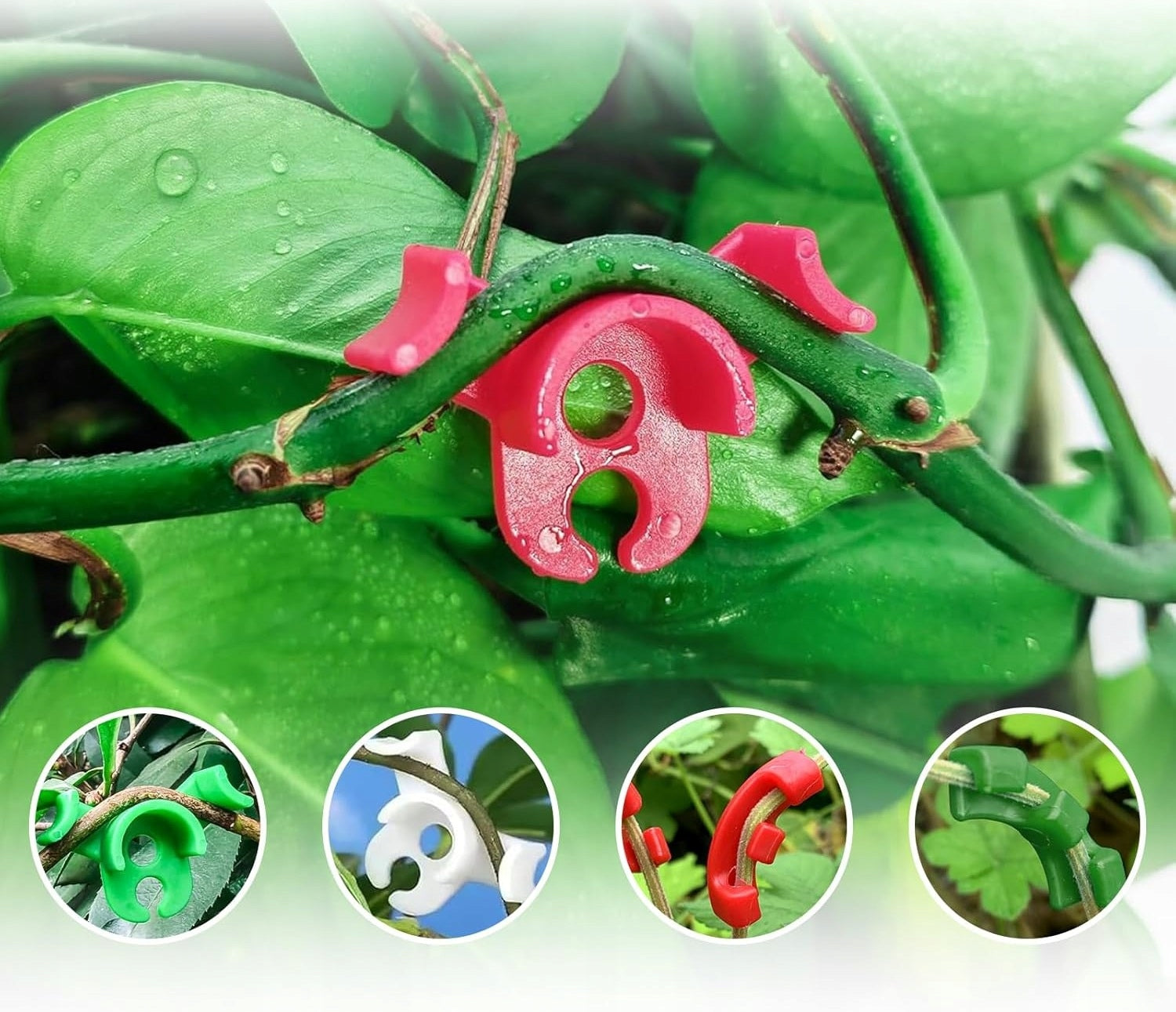 PLANT CLIPS set of 120 pcs for bending the stem guide of the pin shoots Number of pieces 120 pcs
