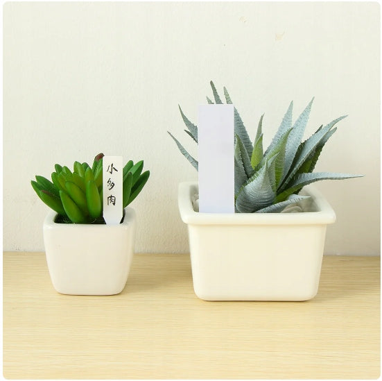 PLANT DESCRIBING PLAQUE MARKER HAMMERED GARDEN GREENHOUSE POTS 50 EAN (GTIN) 5905247735980