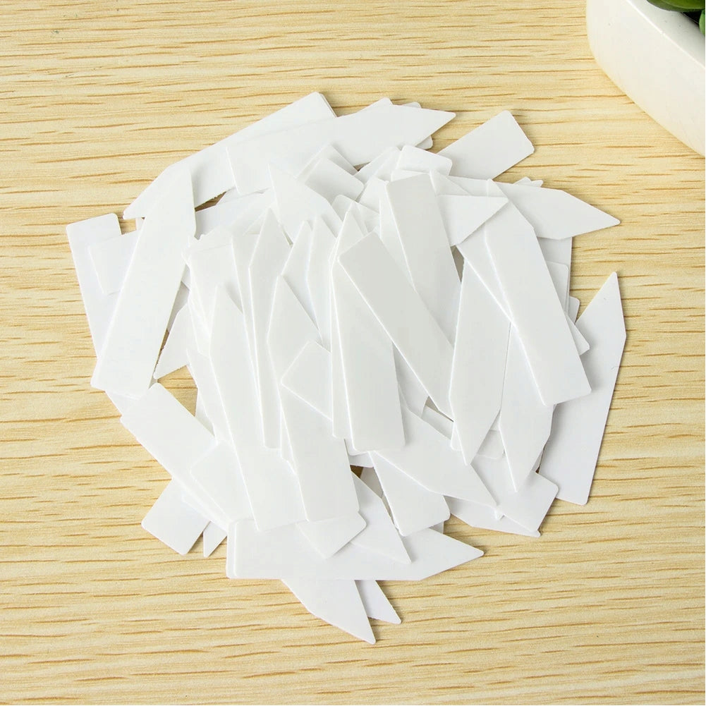 PLANT MARKERS PLASTIC PVC PLUG-IN PLATES LABELS 100 pcs Brand GardenLine