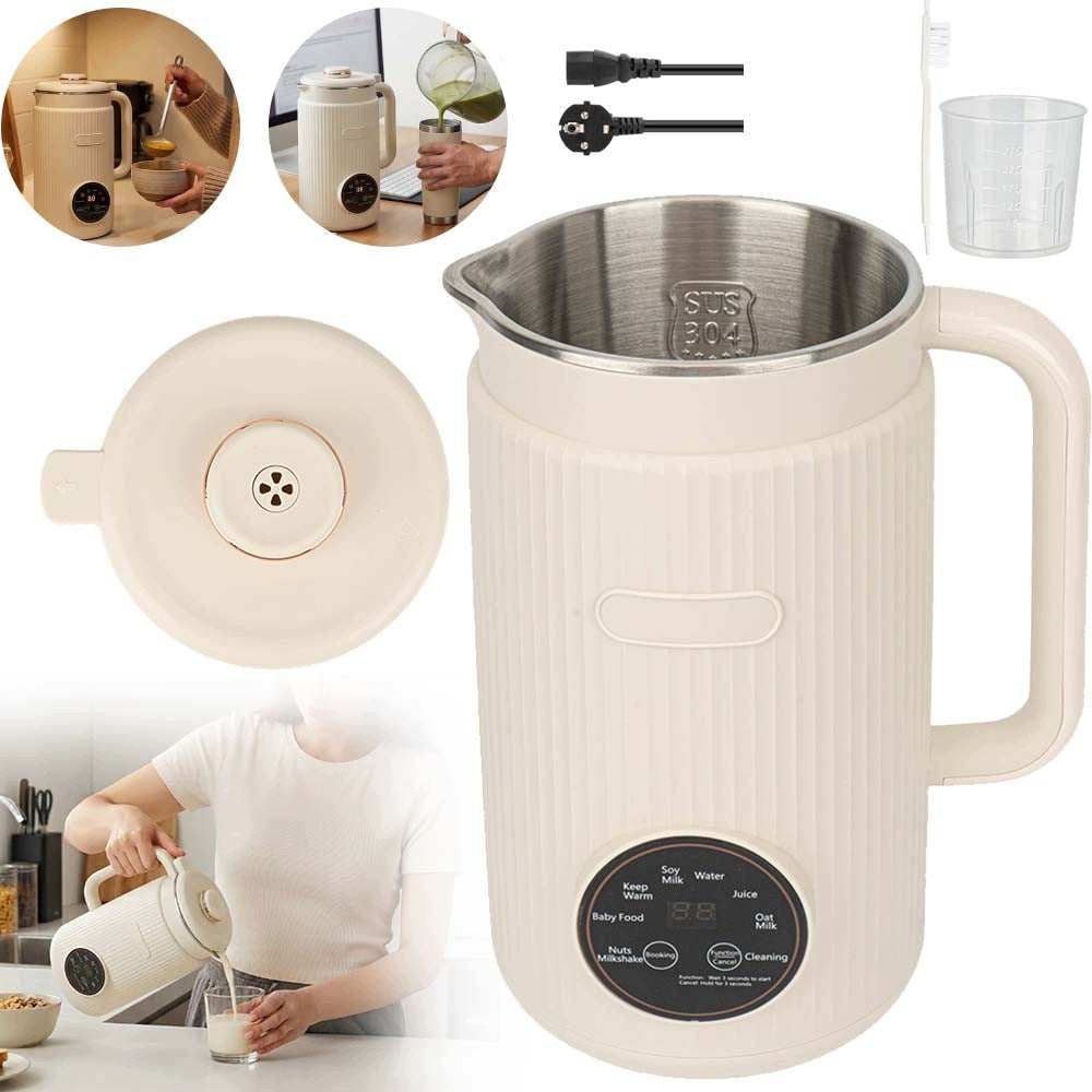 PLANT MILK MACHINE 1,2L 800W 1-12H TIMER HIGH SPEED BLENDER
