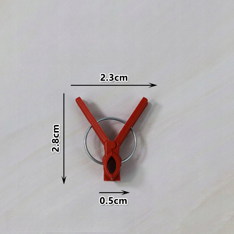 PLANT VACCINATION CLIPS PLASTIC ROUND GARDEN HOLE 100PCS WW Color red
