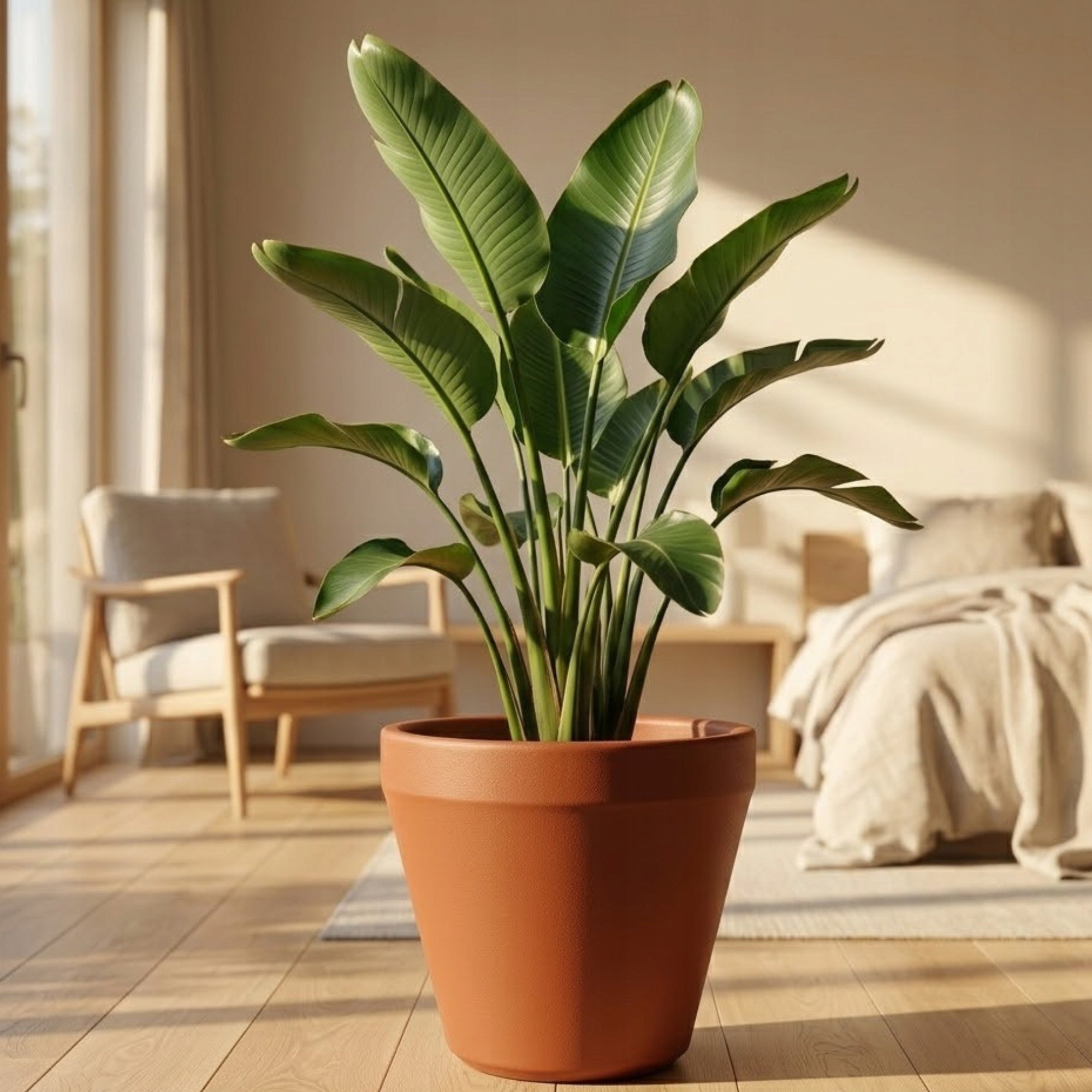 PLANTER 40 CM LARGE GARDEN PLASTIC POT FOR BALCONY TERRACE BRICK Material synthetic material