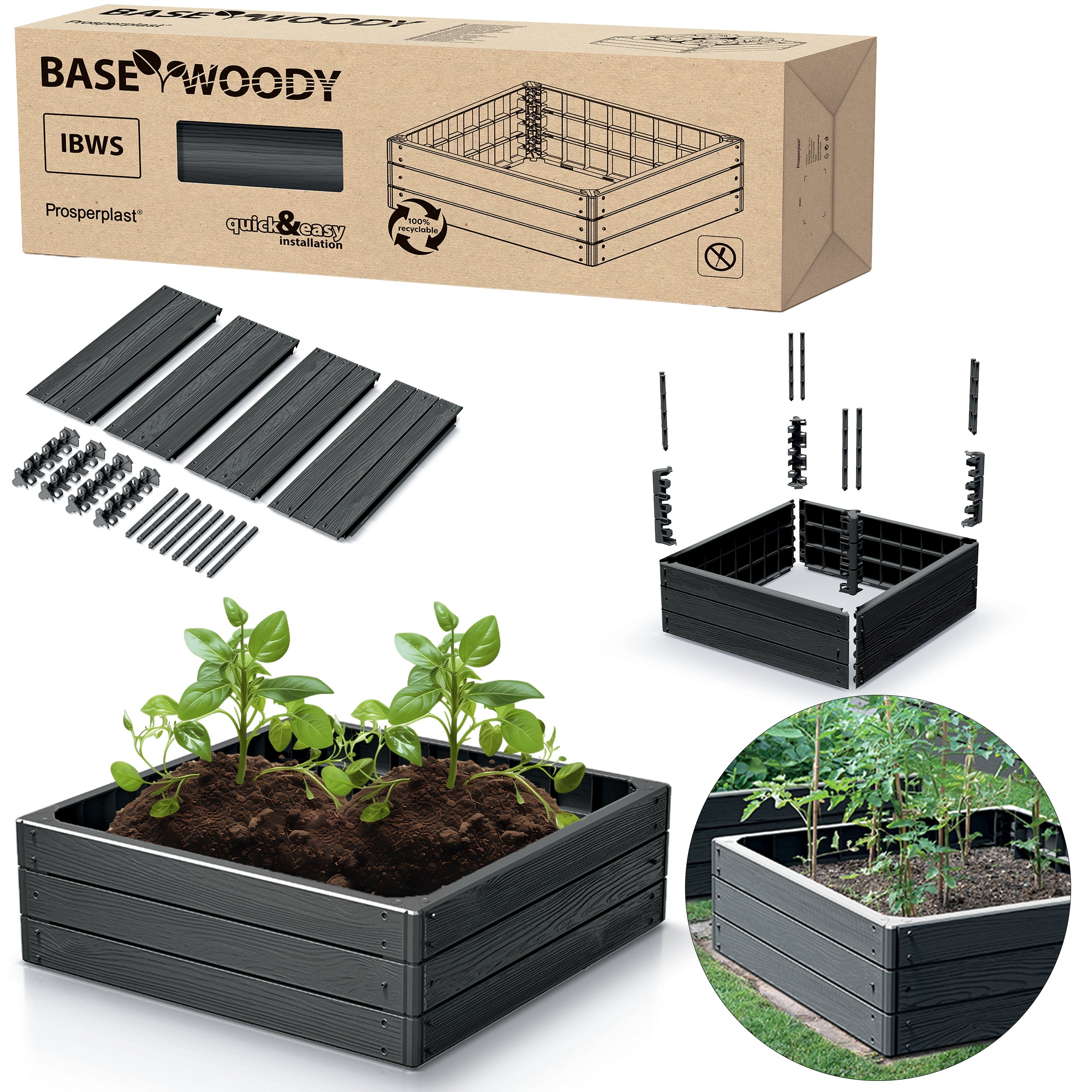 PLANTER GARDEN POT LARGE XL DISCOUNT MODULAR BED RAISED BRICK
