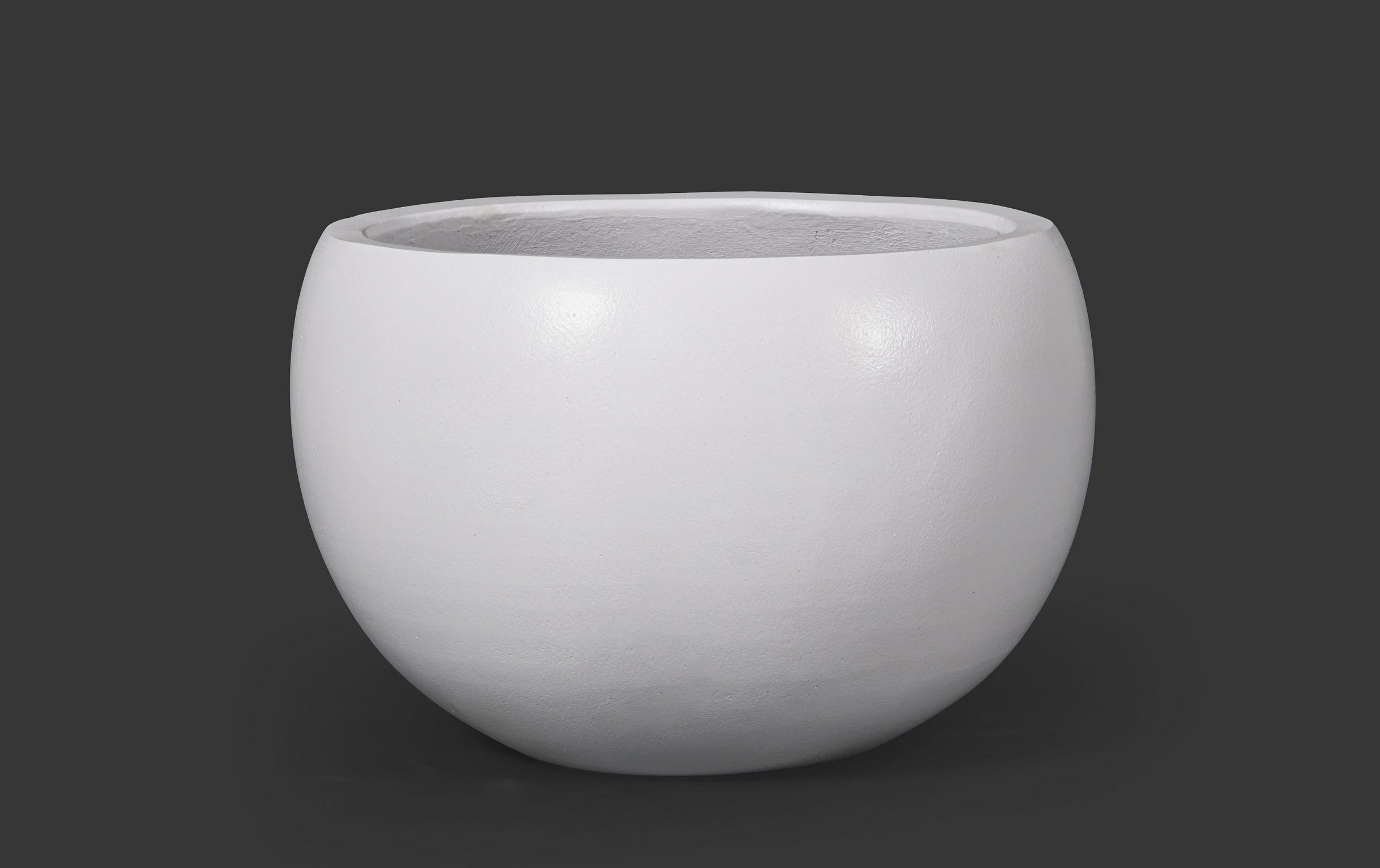 PLANTER LARGE GARDEN TILOS 38x55 WHITE BLACK CERAMIC HIT FROST-RESISTANT Material concrete