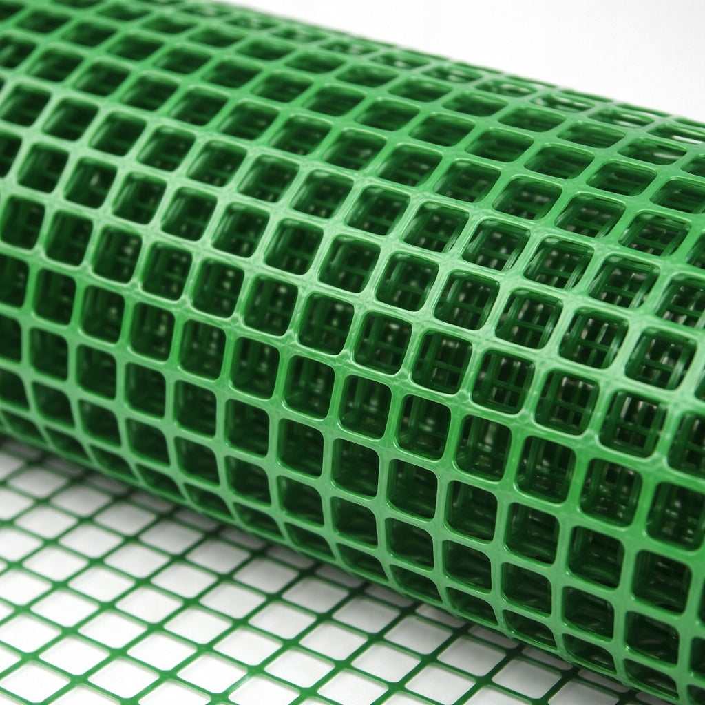 PLASTIC FENCE MESH PVC CONSTRUCTION DISCOUNT REINFORCED 1,5x50m Mesh material plastic