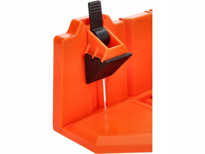 PLASTIC PUNCH BOX WITH CLAMPS ADJUSTABLE CUTTING TROUGH Type miter box