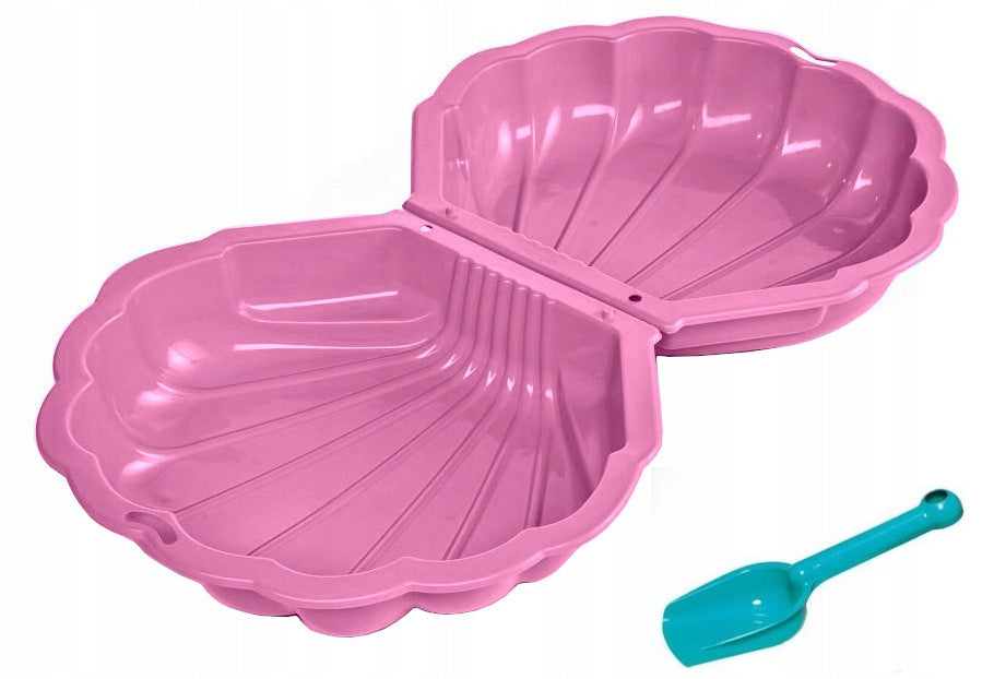 PLASTIC SANDBOX 125 KG LOCKABLE PORTABLE + 2-PIECE SPATULA Kind plastic