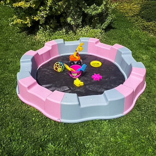 PLASTIC SANDBOX FOR CHILDREN Spacious FOR 300 KG Sand FOR GARDEN FUN
