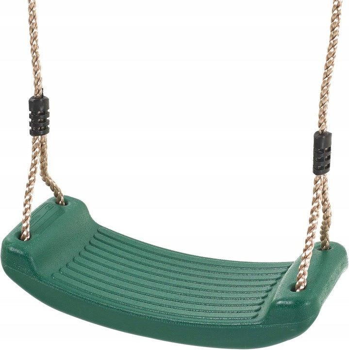 PLASTIC SWING Flat seat for children's garden STRONG GREEN