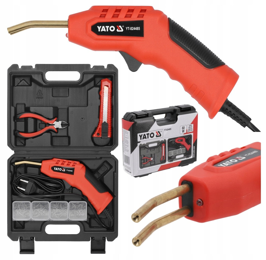 PLASTIC WELDING MACHINE 230V 60W 600°C + 200 PCS YT-824485 STAPLES
