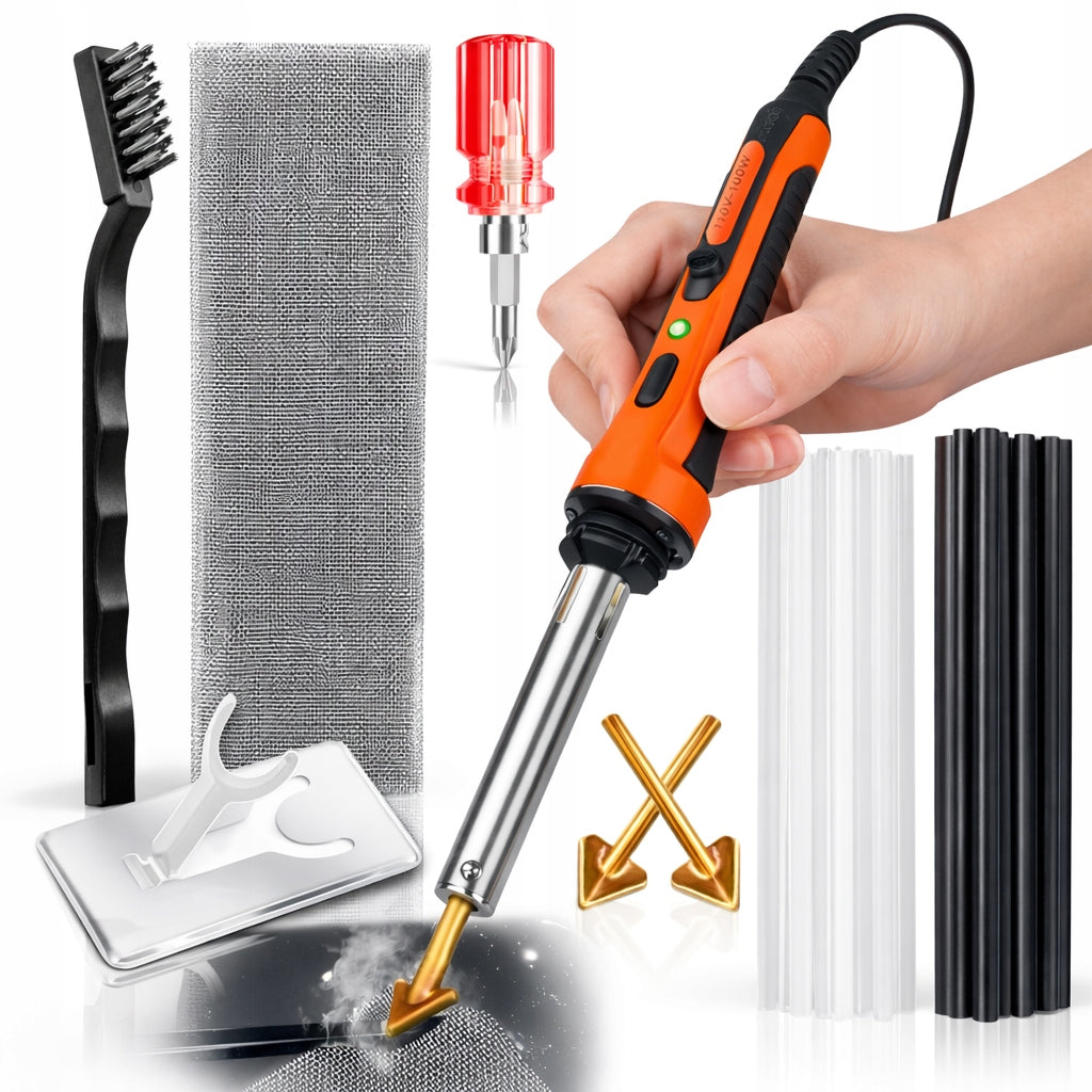 PLASTIC WELDING SMOOTHING SOLDERING IRON 100W BINDER MESH