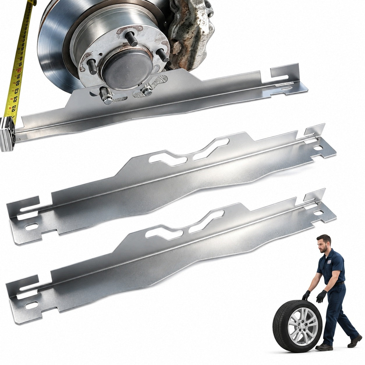 PLATE FOR PRECISE WHEEL GEOMETRY, HOLE FOR HANGING, DURABLE