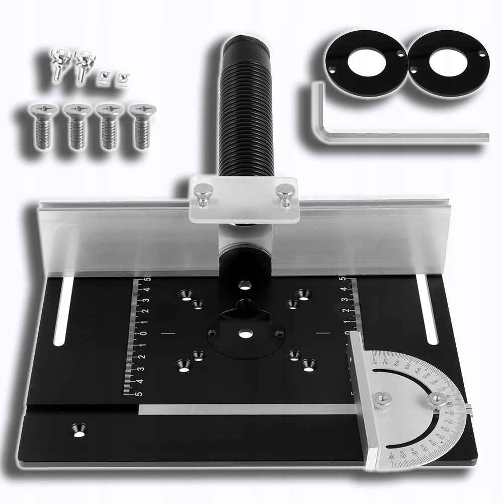 PLATE TABLE TOP MILLING MACHINE ALUMINUM WOODWORKING ANGLE MEASURE