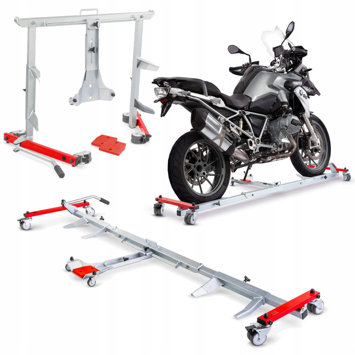 PLATFORM MANOEUVRING TROLLEY MOTORCYCLE SLIDING RAIL 300KG ACEBIKES