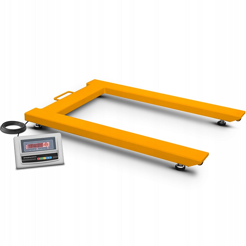 PLATFORM PALLET SCALE U 2000KG WAREHOUSE FOR PALLETS 120X85 ELECTRONIC Packaging status original