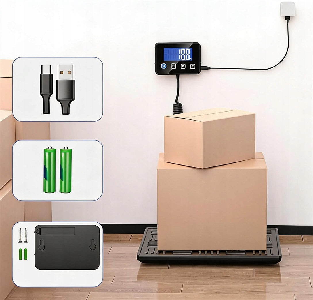 PLATFORM SCALE FOR PACKAGES 300kg ELECTRONIC STORAGE Packaging status original
