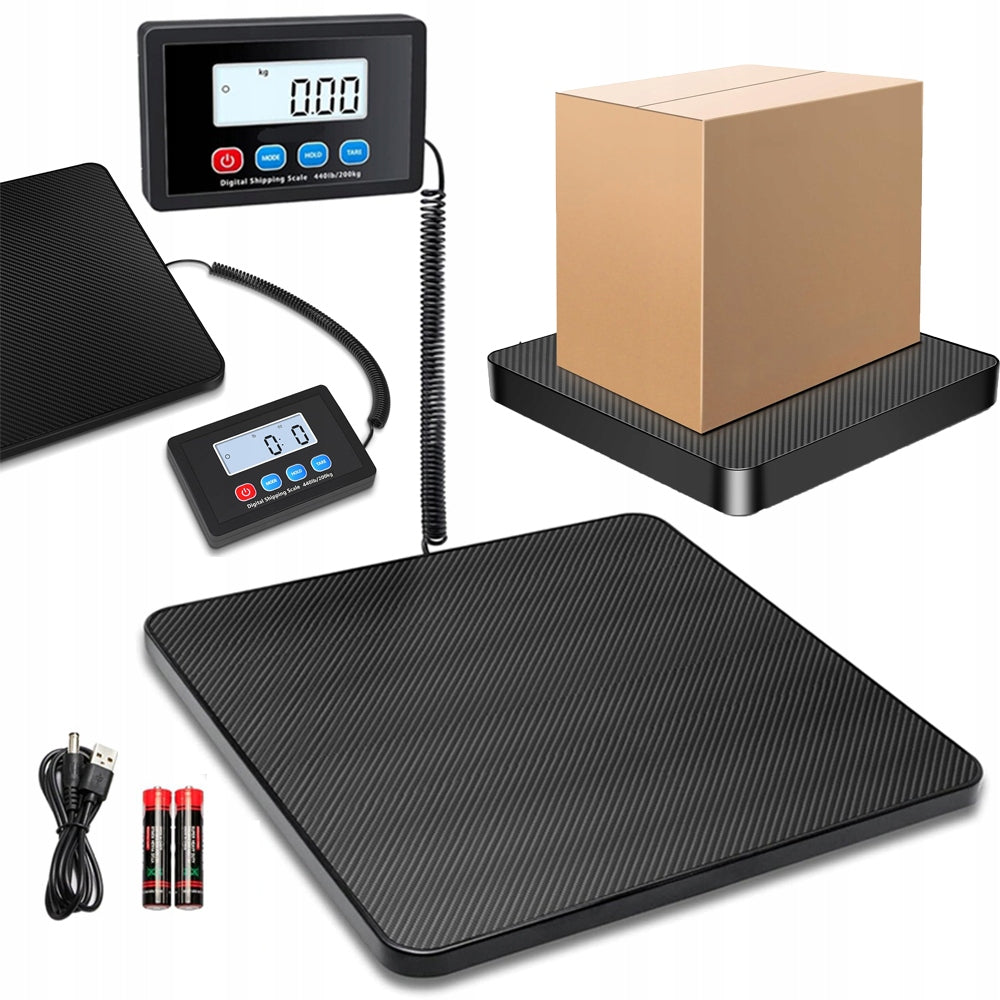 PLATFORM SCALE FOR POSTAL PARCELS 200KG 31X31CM ELECTRONIC STORAGE