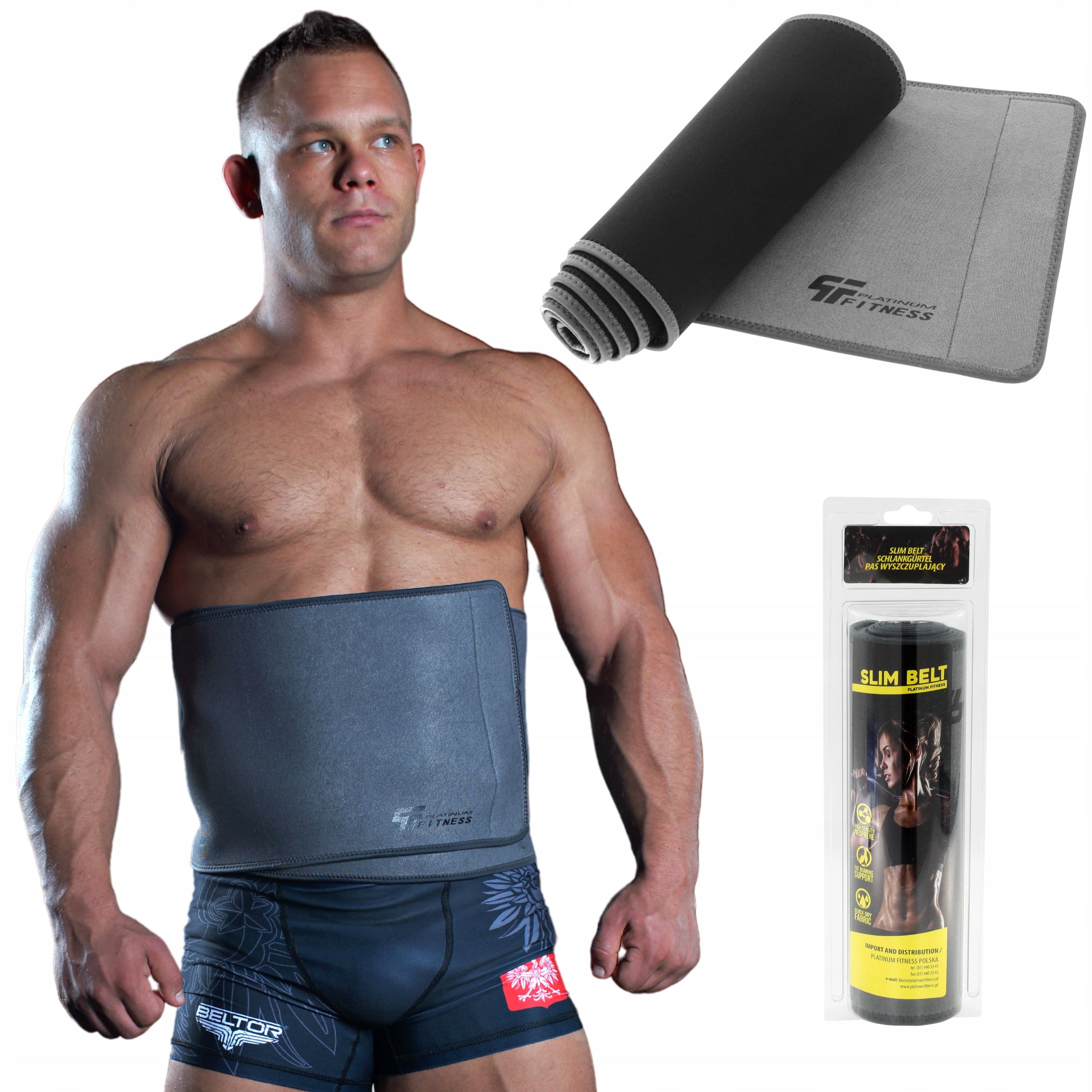 PLATINUM FITNESS NEOPRENE SLIMMING BELT FOR SLIMMING EXERCISES 130