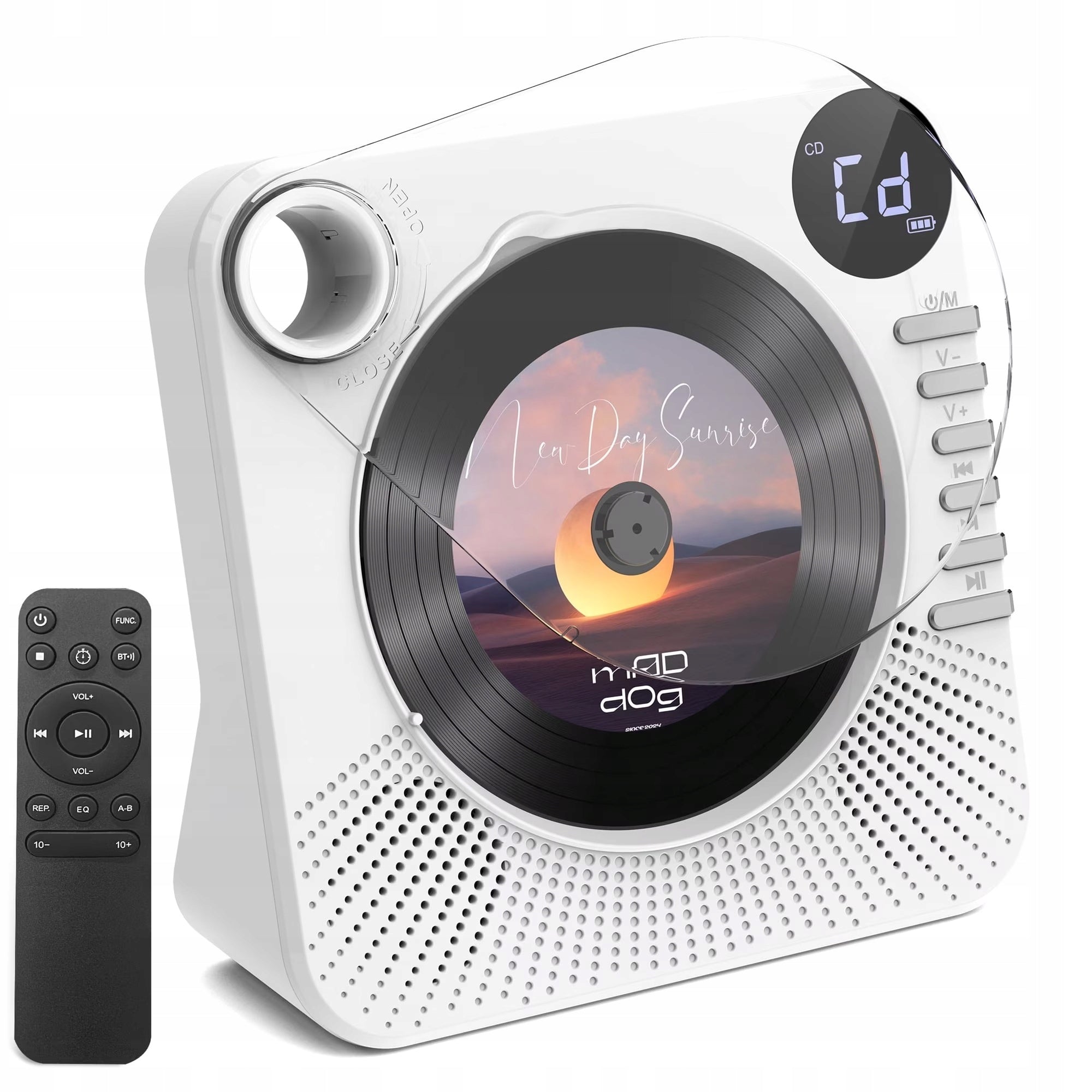 PLAYER PORTABLE CD BLUETOOTH SPEAKER RADIO EXQUISITE GIFTS DURABLE
