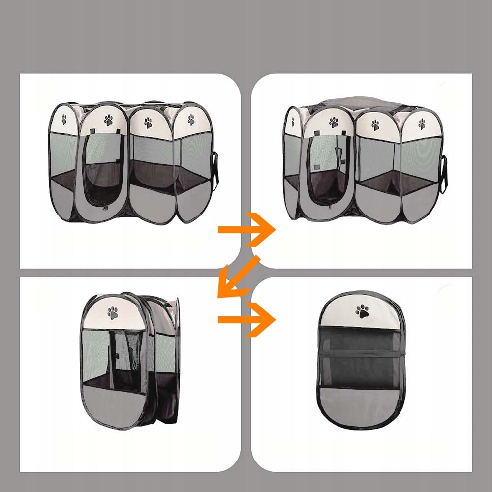 PLAYPEN FARM KENNEL CAGE FOR DOG CAT ANIMALS MATERIAL FOLDING Material of manufacture textile