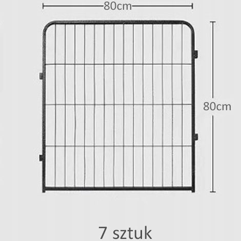 PLAYPEN FARM MODULAR CATWALK ANIMAL DOG CAGE 8 PANELS 80x80cm Kind playpen