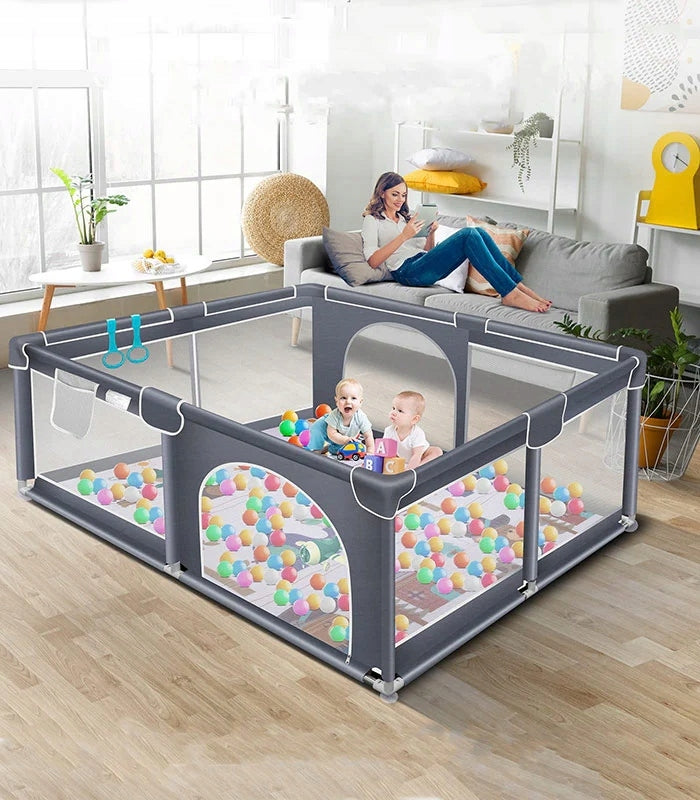 PLAYPEN FOR CHILDREN 150X180 DRY POOL Square Toys FOR CHILDREN + BALLS Packaging status original