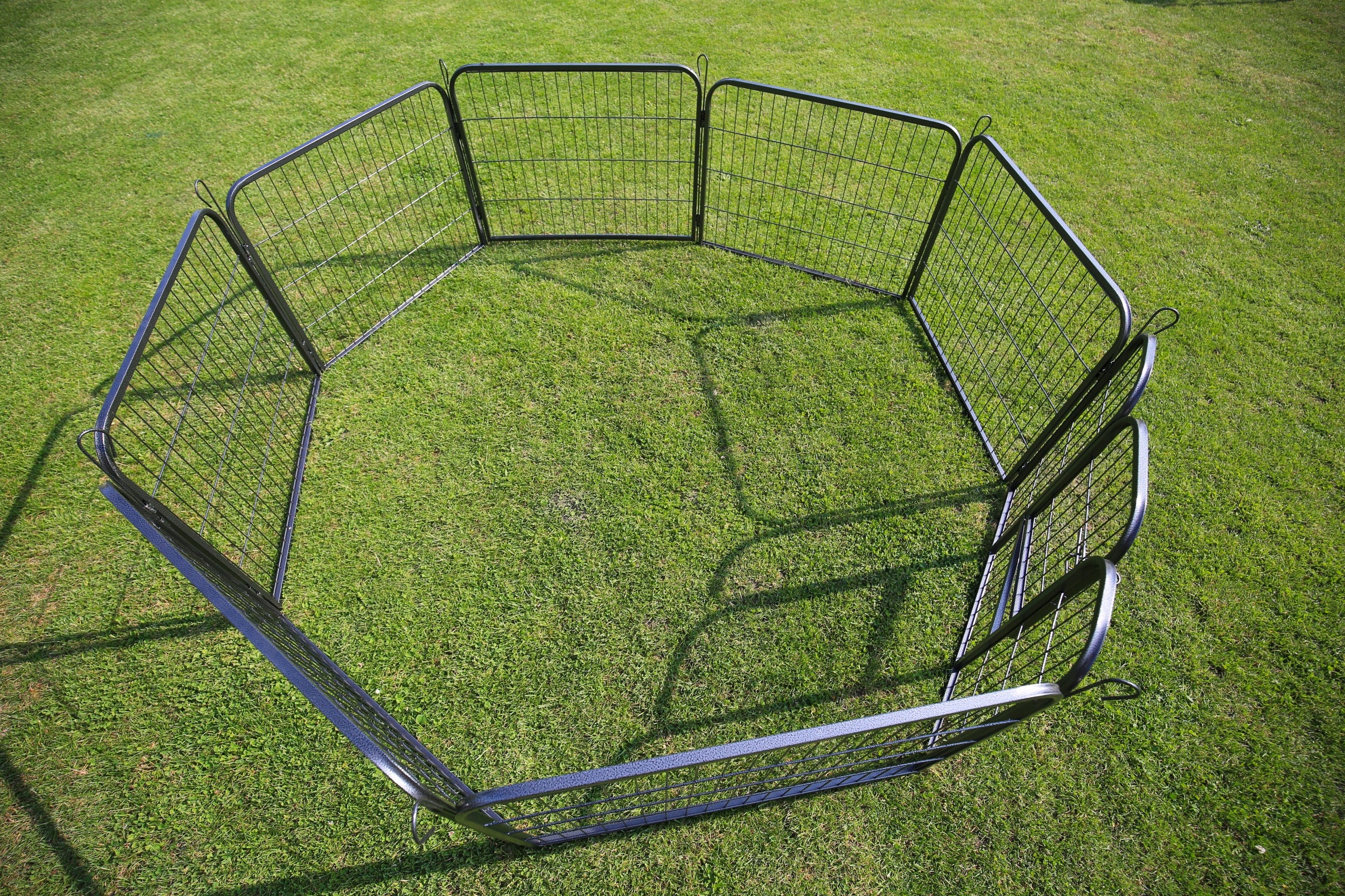 PLAYPEN METAL CAGE ENCLOSURE FOR DOG RABBIT ANIMALS 8 PANELS 80X100 CM Trade name Kojec panelwy 80 x 100