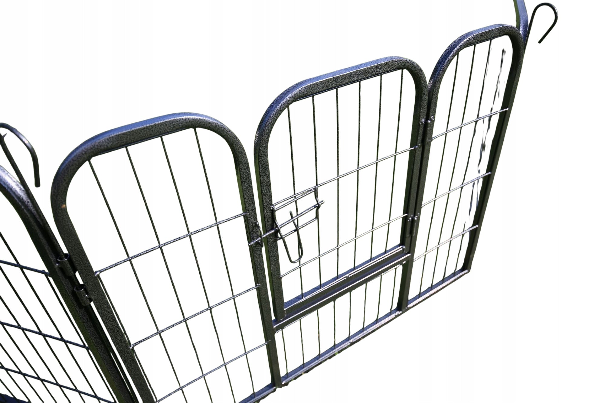 PLAYPEN METAL CAGE RABBIT ANIMAL DOG ENCLOSURE 8 PANELS 80X80 CM Product height 80 cm