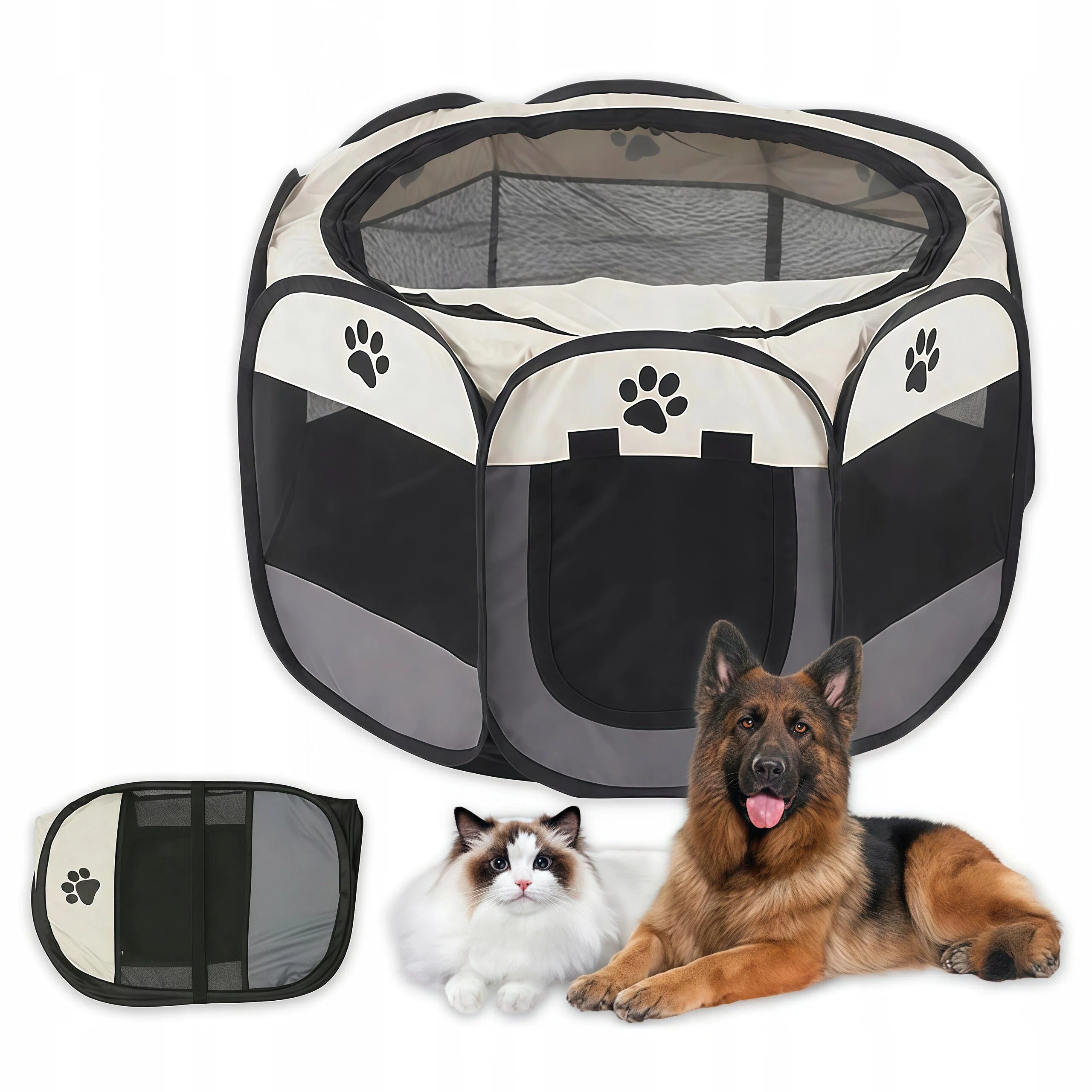 PLAYPEN TEXTILE MATERIAL SMALL DOG 74X74X43CM FOR HOME FOLDING WATERPROOF Brand no brand