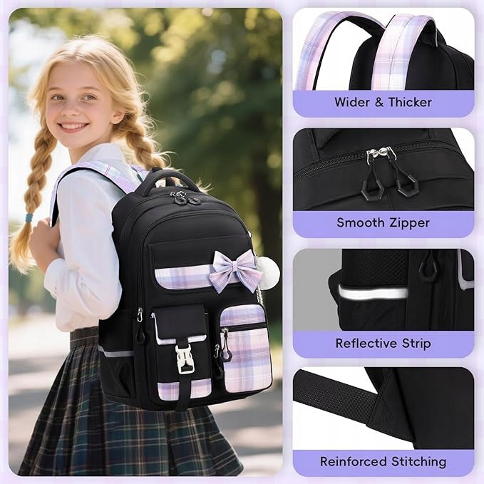 PLECAK SZKOLNY DZIEWCZĘCY KAWAII 22L NA LAPTOP A4 WODOODPORNY Manufacturer code 5900380879164