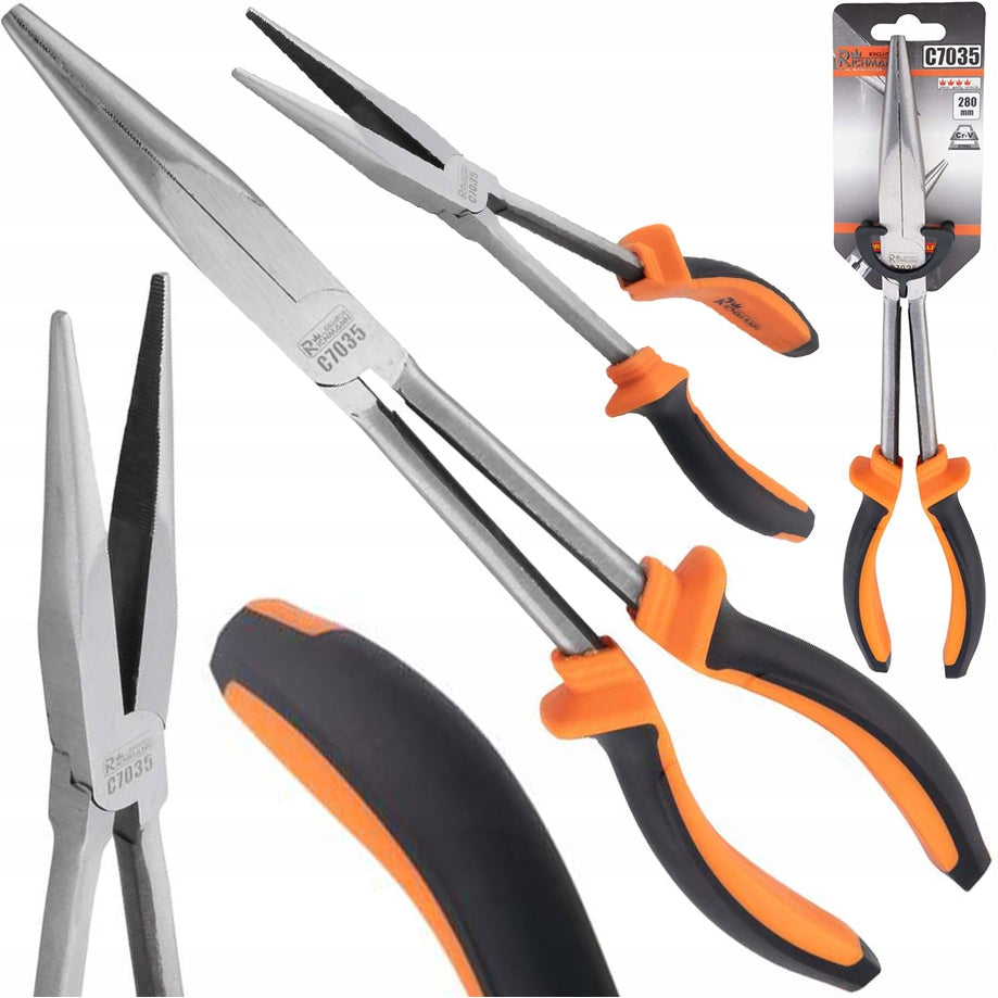 PLIERS EXTRA LONG STRAIGHT ELONGATED UNIVERSAL PREMIUM STRONG 280 MM