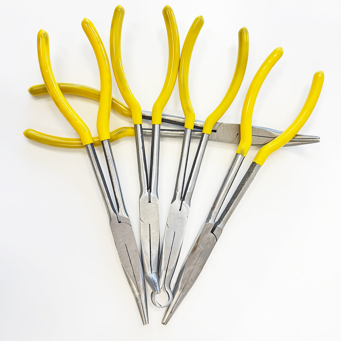 PLIERS LONG PLIERS LARGE BENT STRAIGHT ELONGATED CASE 5 PCS 280 MM Manufacturer code 006630