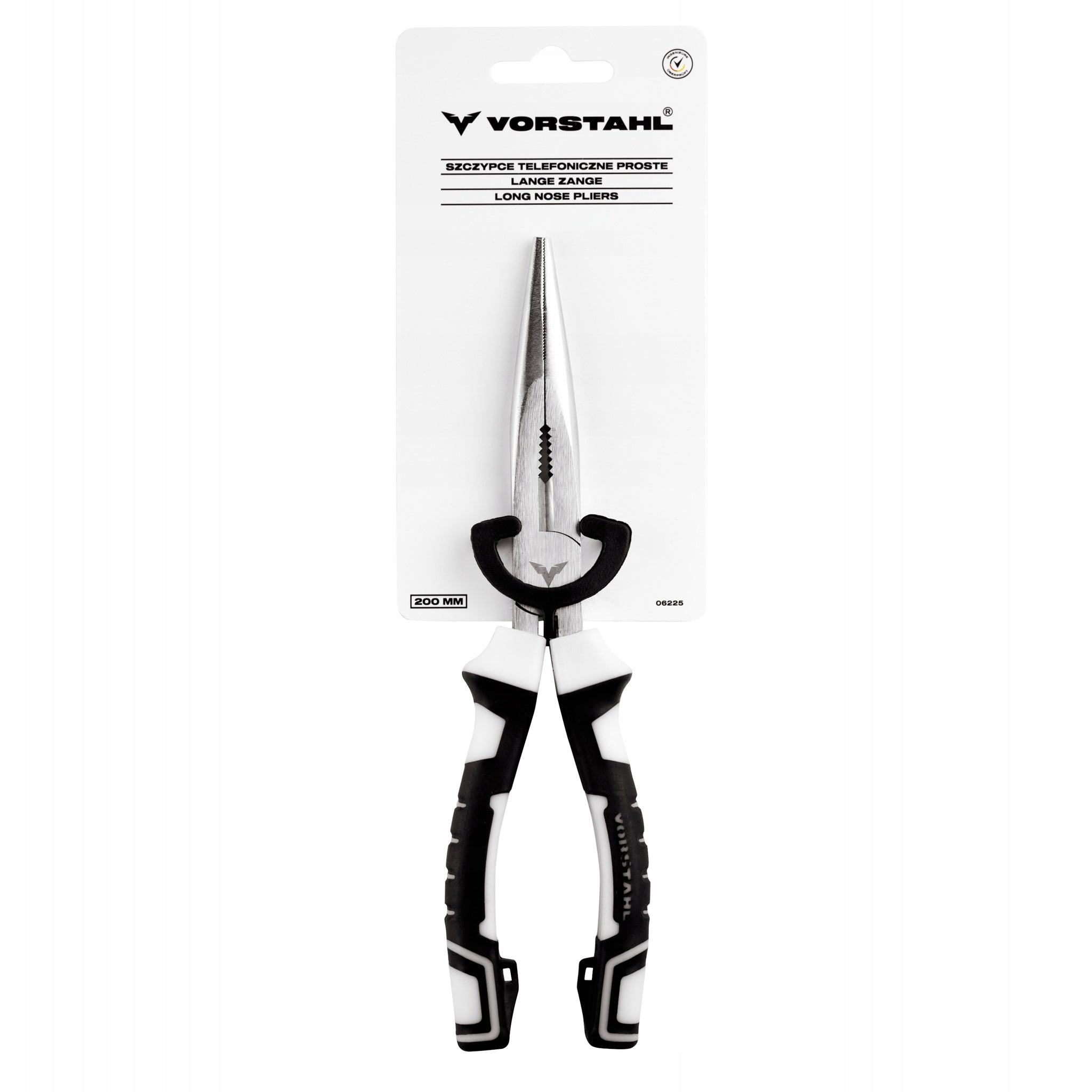PLIERS TELEPHONE Pliers ELONGATED Precision STRAIGHT 200mm Vorstahl Manufacturer code 06225