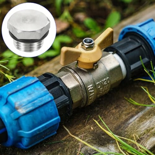 PLUG PIPE FITTING 1/4 NPT HEX THREAD SILVER 2 PCS MALE Manufacturer code Bez marki