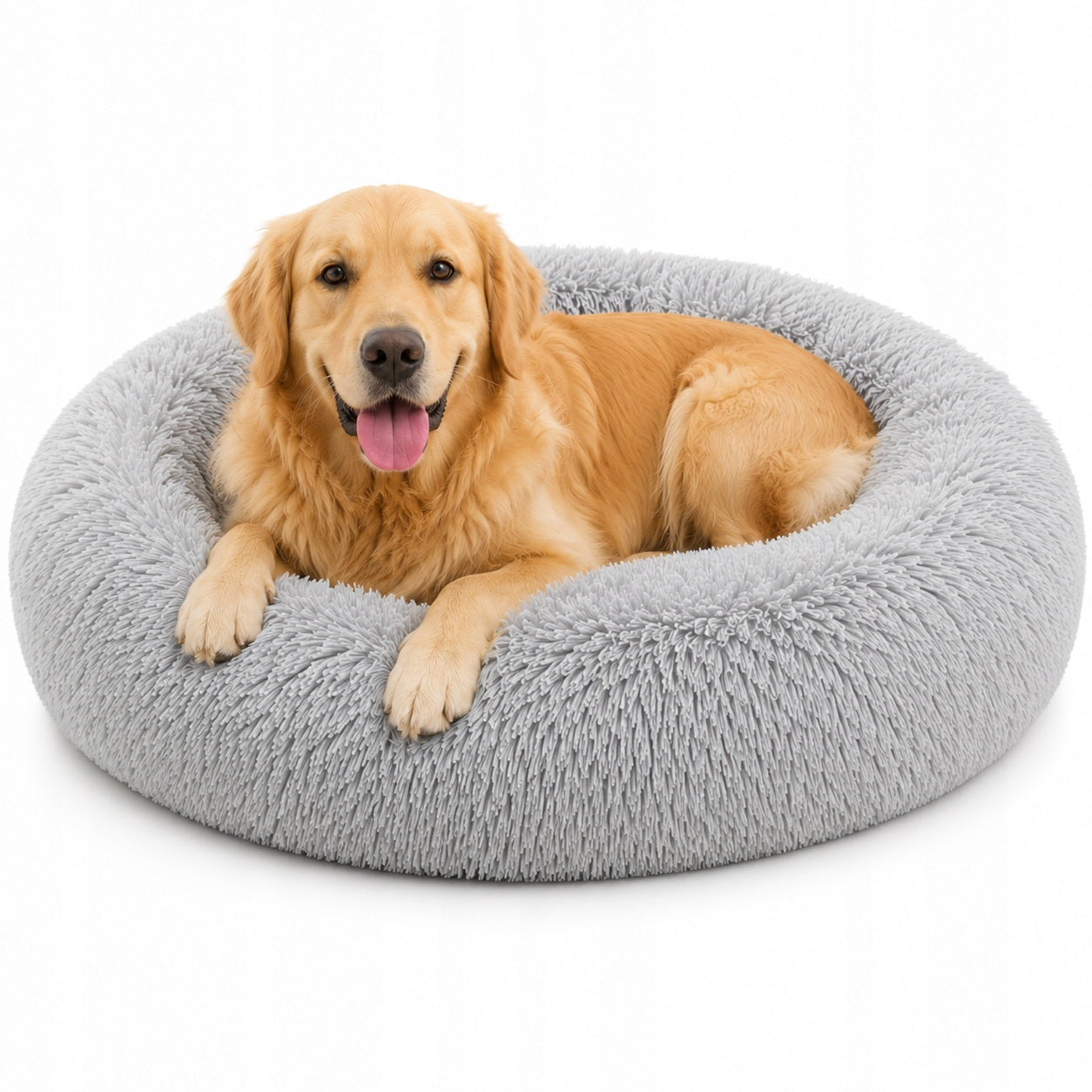 PLUSH BED FOR CAT DOG Bedding Playpen PILLOW round 80cm