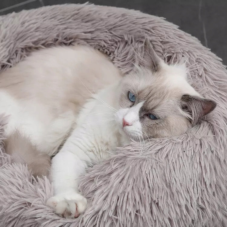 PLUSH BED FOR CAT DOG bedding playpen PILLOW round MERSJO 60cm Length 60 cm