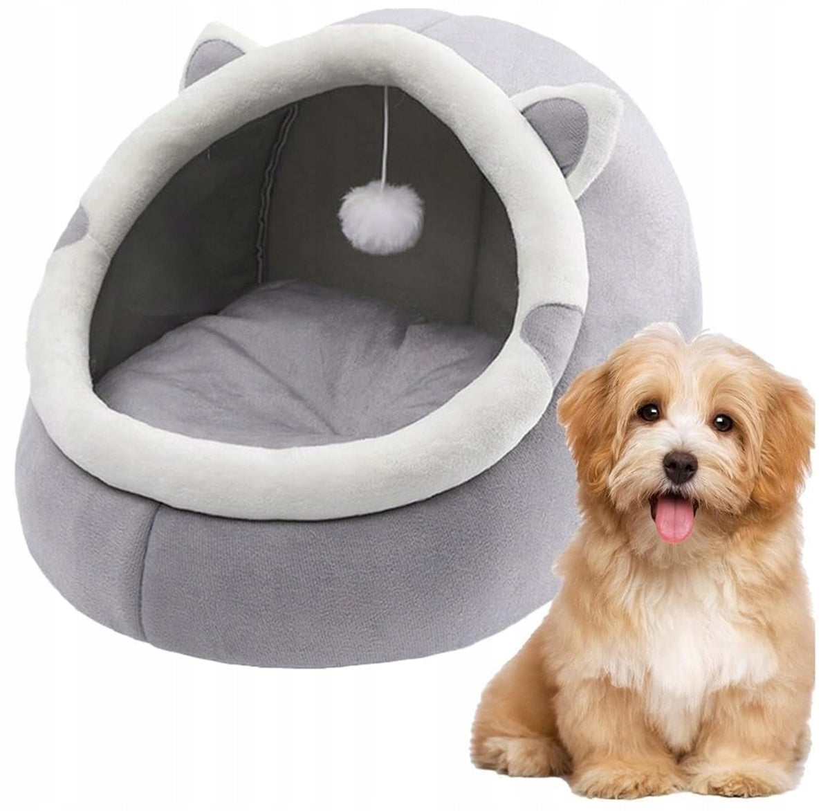 PLUSH CAT HOUSE BED BOOTH BEDDING WARM SOFT PILLOW Product width 36 cm