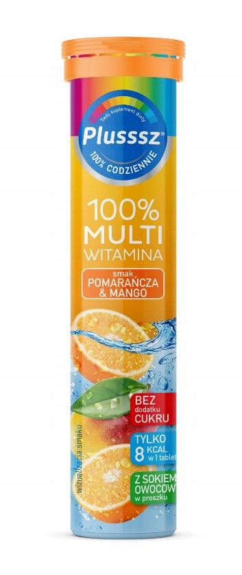PLUSSSZ 100 % MULTIWIT ORANGE&MANGO 20tabl