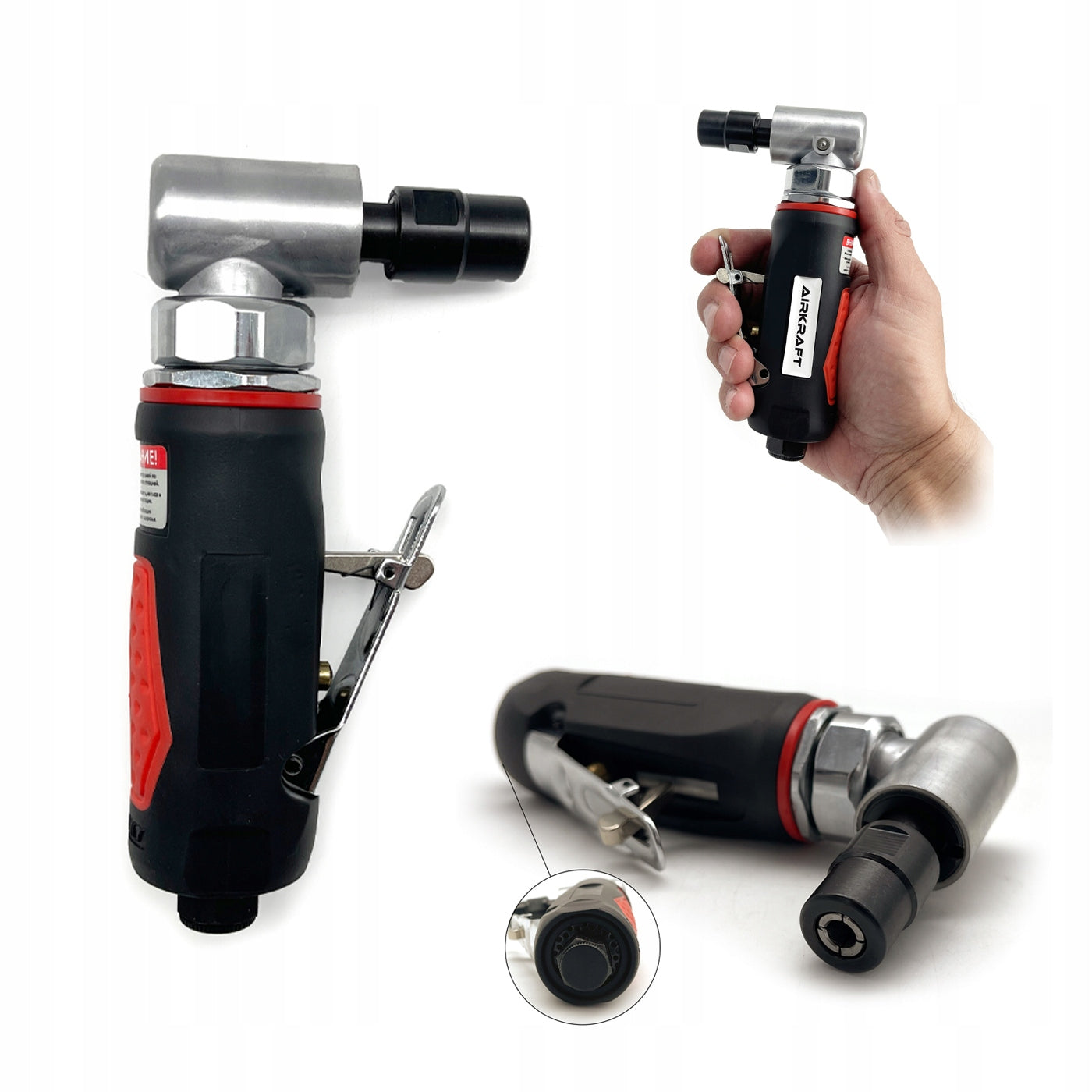 PNEUMATIC ANGLE GRINDER 1/4" 6 mm 20000rpm AIRKRAFT