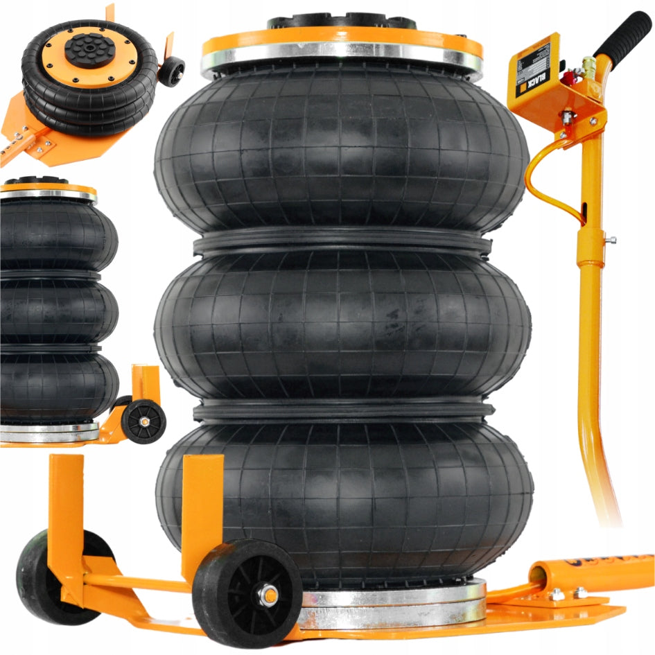 PNEUMATIC CUSHION LIFTER 3,5T "SNOWMAN" BLACK