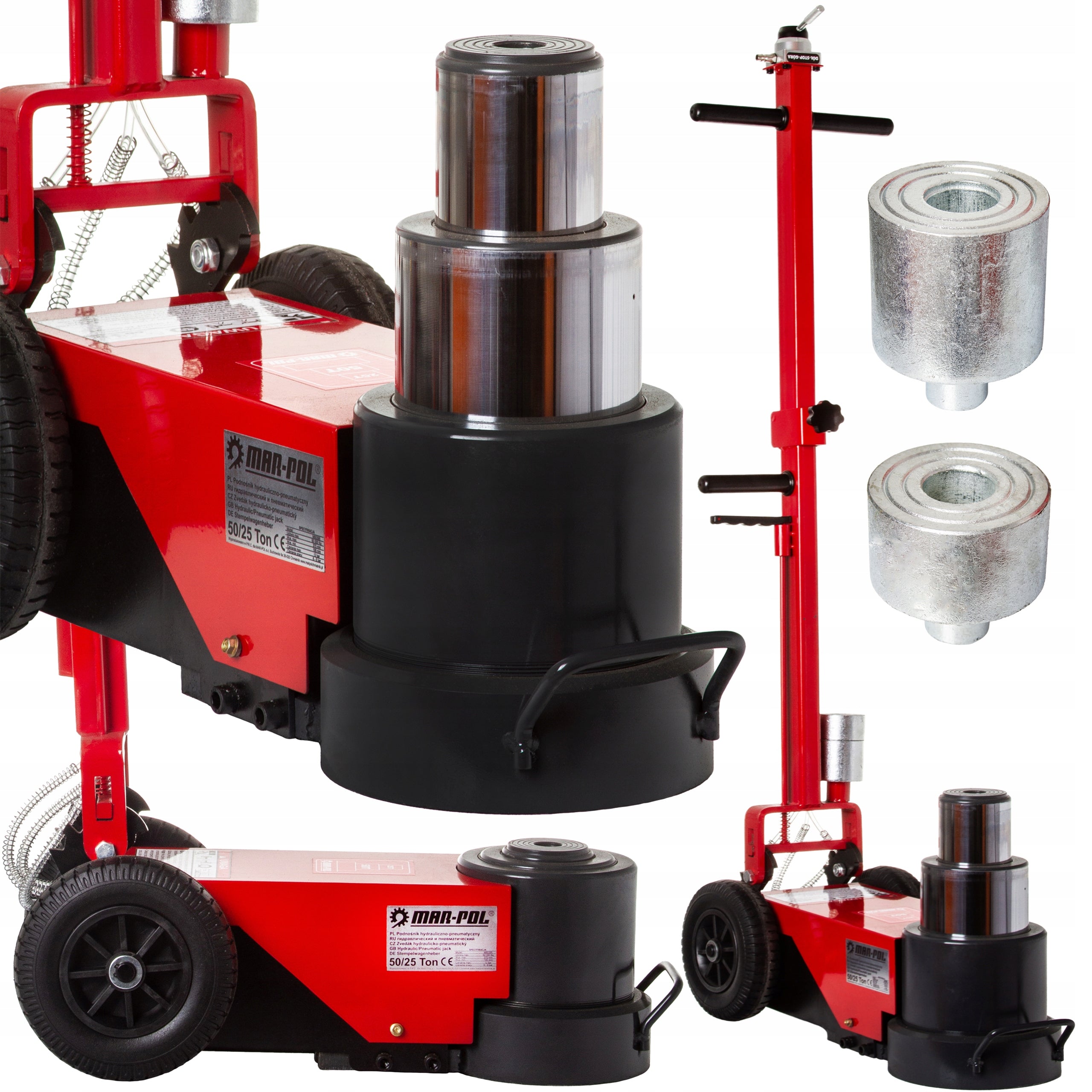 PNEUMATIC HYDRAULIC LIFT 25T 50T FROG TIR SNOWMAN FROG MAR-POL