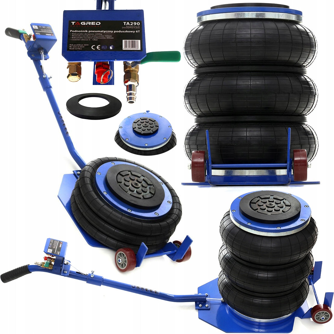 PNEUMATIC LIFT SNOWMAN CUSHION 6000KG 6T