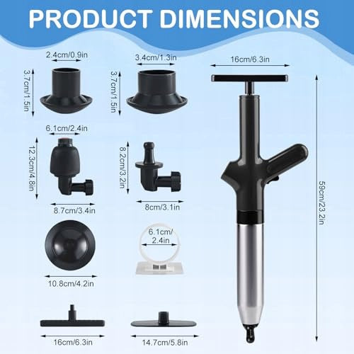 PNEUMATIC PUMP DRAIN CLEANING PRESSURE GAUGE 8 BAR STEEL SET Manufacturer code SWC5908151992081