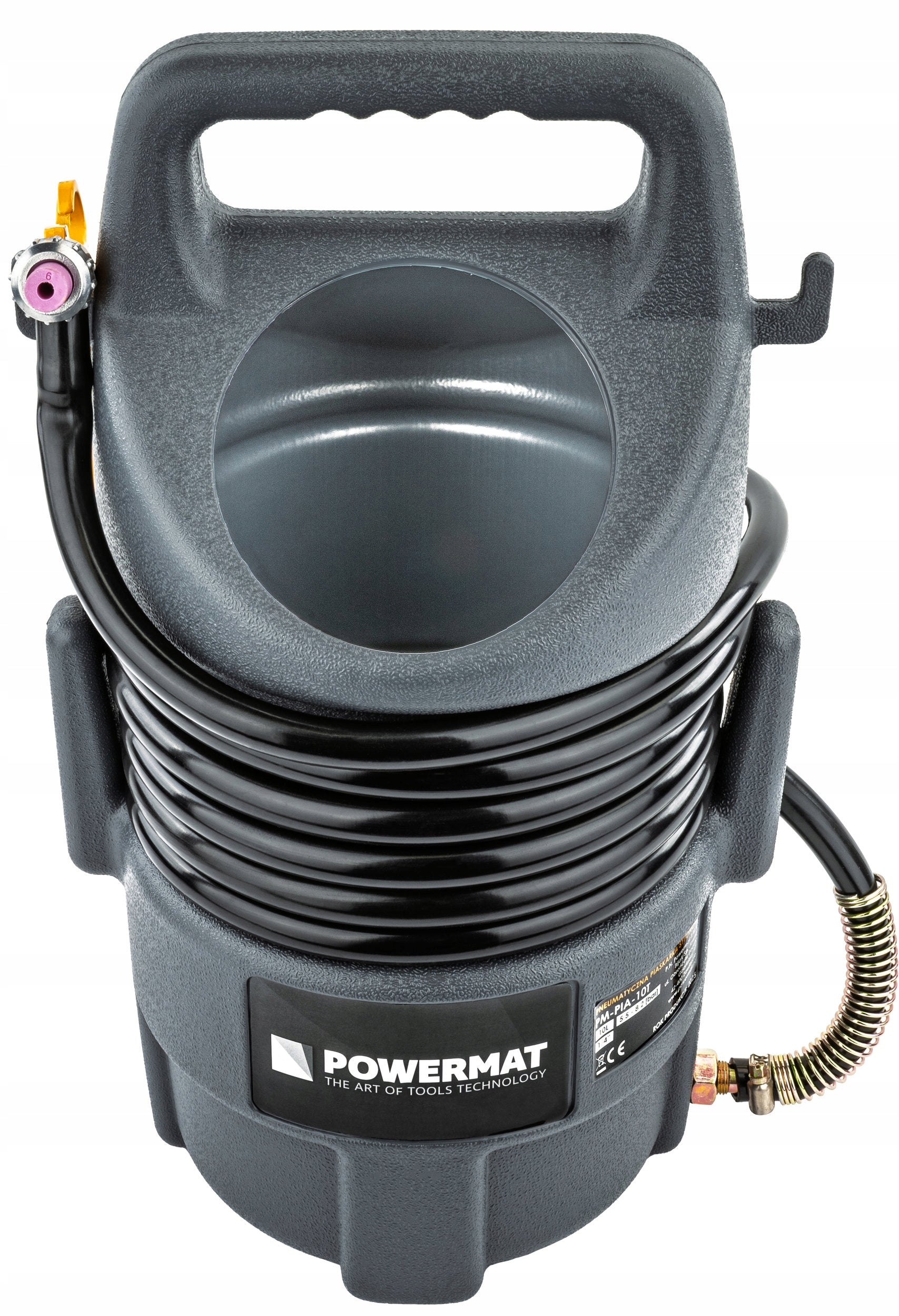 PNEUMATIC SIPHON SANDBLASTER 10L GUN CLEANING SANDBLASTING NOZZLES Batteries included no