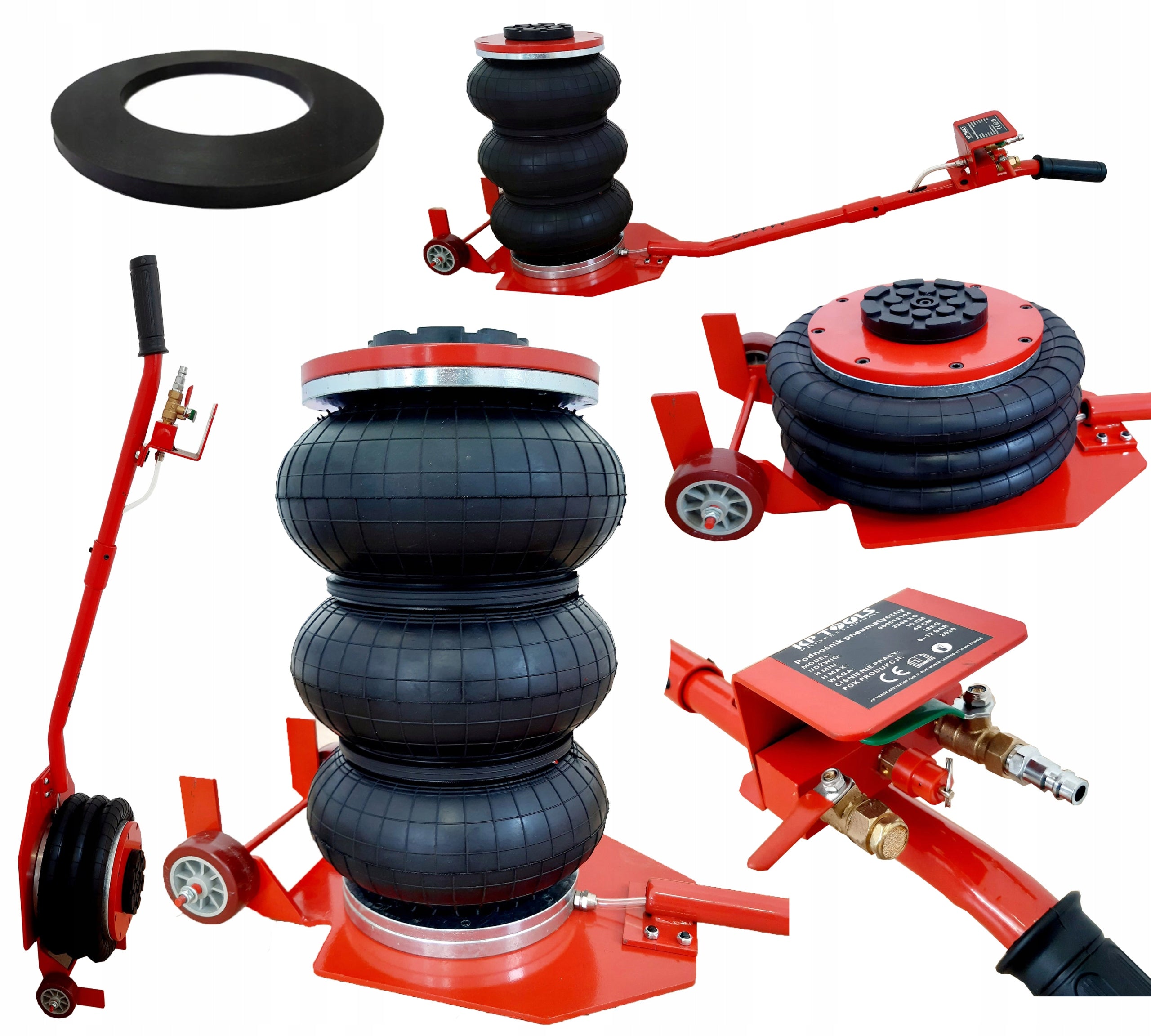 PNEUMATIC SNOWMAN LIFT 3,5T + RUBBER