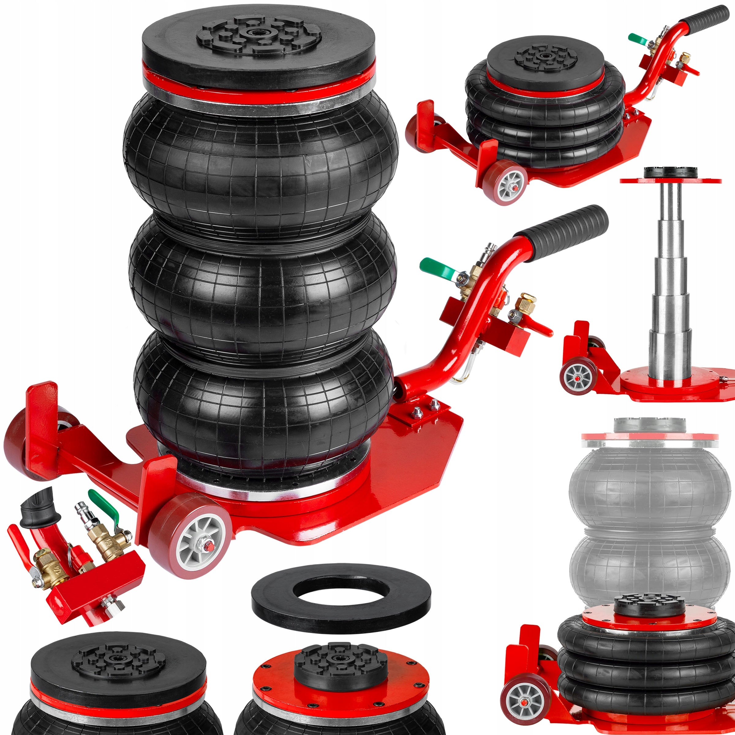 PNEUMATIC SNOWMAN LIFT CUSHION 3,5T CAR JACK 3500 KG