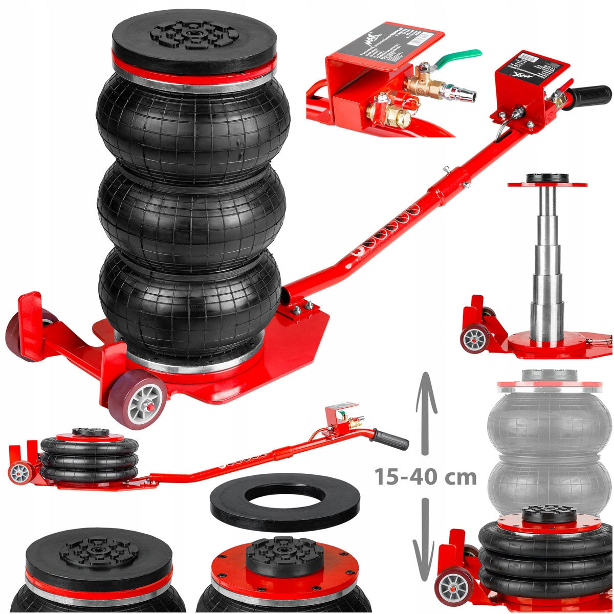 PNEUMATIC SNOWMAN LIFT CUSHION 3,5T CAR JACK 3500 KG